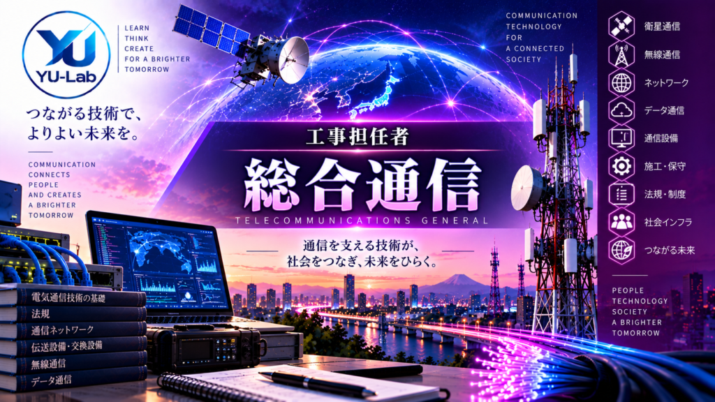 アイキャッチ「工事担任者／総合通信」
