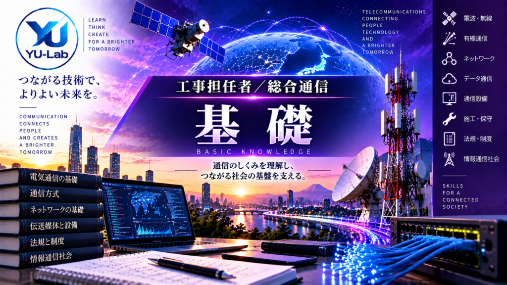 アイキャッチ（工事担任者／総合通信）基礎