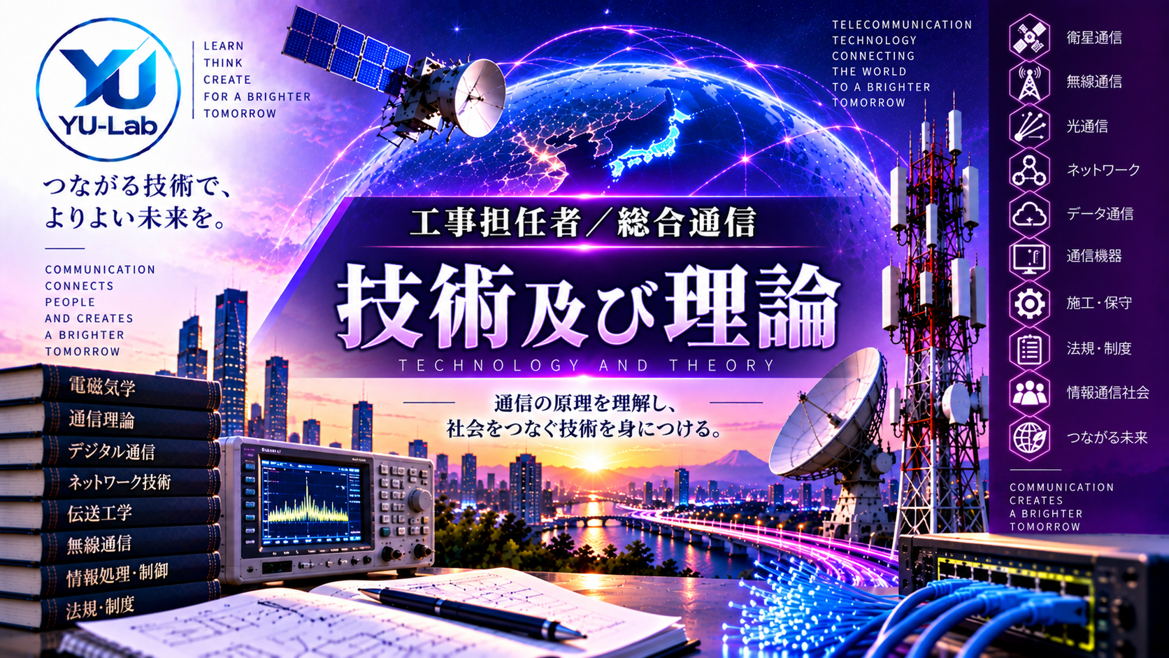 アイキャッチ（工事担任者／総合通信）技術及び理論